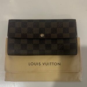 Louis Vuitton Damier Ebene Sarah wallet